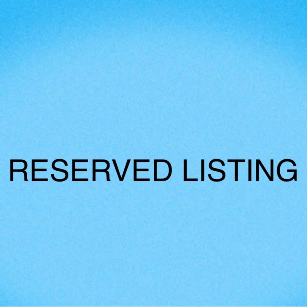 Reserved Listing